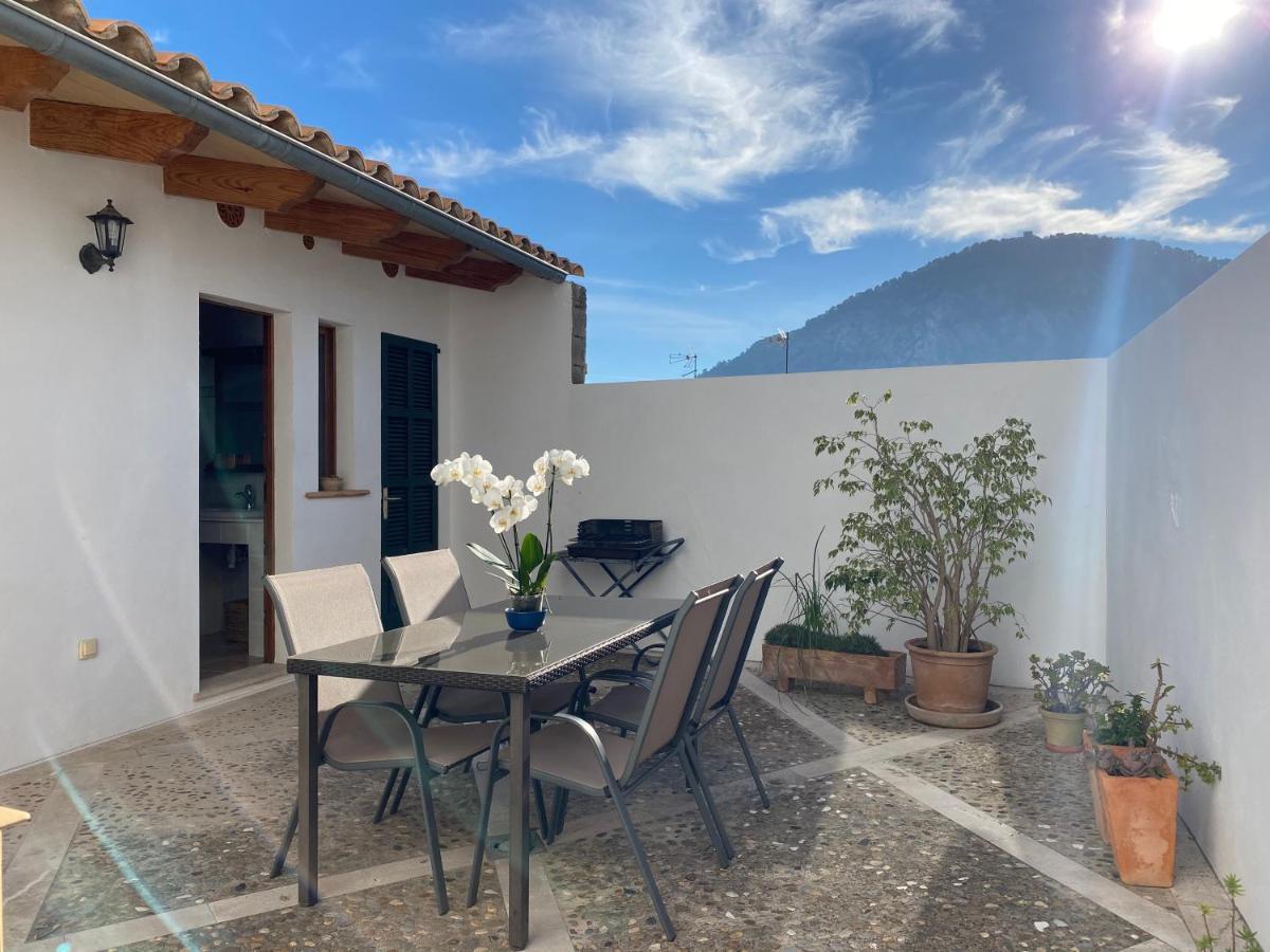 Casa en el centro de Pollensa, a 10 metros de la escalinata del calvario, para 6 personas, con wifi y A.C Exterior foto