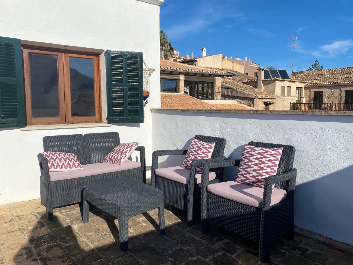Casa en el centro de Pollensa, a 10 metros de la escalinata del calvario, para 6 personas, con wifi y A.C Exterior foto